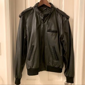 Members Only Genuine Leather Jacket - Vintage 80s